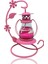 Dekoratif Jel Mum Fener Orta Boy Pembe 1