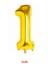 Folyo Rakam Balon Gold 100CM 40INÇ 1