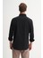 Regular Fit Erkek Uzun Kollu Gömlek Siyah 23085 3
