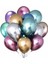 5li Krom (Aynalı Çok Parlak ) Balon Karışık Renk 1