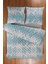 Mykonos Çift Kişilik Kapitone Dolgulu Pike 4 Mevsim Mavi Baklava Dsn |yastık Kılıfı Hediye| 200X230CM 4