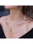 Elmas Montür Modeli Taşlı Rose Gold Gümüş Kolye 4