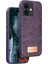 iPhone 11 Bright Simli Kapak - Derin Mor 1