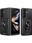 Samsung Galaxy Z Fold 7 Kılıf Kamera Korumalı Sürgülü Yüzüklü Standlı Military Armor Zırh Tank Kızaklı Kapak 1