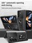 Samsung Galaxy Z Fold 7 Kılıf Kamera Korumalı Sürgülü Yüzüklü Standlı Military Armor Zırh Tank Kızaklı Kapak 7