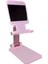 Masa Üstü Telefon ve Tablet Tutucu Aynalı Pembe Renk 1