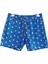 Mavi Dijital Penguen Desenli Cepli Içi Külotlu Hızlı Kuruyan Erkek Deniz Şortu 4