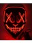 Halloween Cadılar Bayramı Maskesi LED Neon Işıklı Maske Eğlence Organizasyon Korkunç Parti Maskesi 1