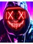 Halloween Cadılar Bayramı Maskesi LED Neon Işıklı Maske Eğlence Organizasyon Korkunç Parti Maskesi 7