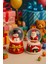 2 Adet LED Işıklı Mini Kar Küresi 6,5 cm – Noel Baba & Kardan Adam Dekoratif Işıklı Biblo 2