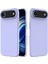 Apple iPhone 17 Air Uyumlu Silikon Kılıf - Pastel Renk Tonu Esnek Tam Koruma Kapak - Lila 1