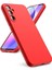 Samsung Galaxy A17 Uyumlu Silikon Kılıf - Kamera Korumalı Esnek Pastel Renk Kapak - Kırmızı 1