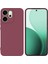 Oppo Reno 14F Uyumlu Silikon Kılıf - Kamera Korumalı Esnek Pastel Renk Kapak - Bordo 1