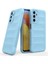 Samsung Galaxy A03S Uyumlu Silikon Kılıf - Kamera Korumalı Esnek Yeni Nesil Airbag Kapak - Mavi 1