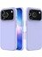 Apple iPhone 17 Pro Uyumlu Silikon Kılıf - Kamera Korumalı Esnek Pastel Renk Kapak - Lila 1
