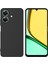 Realme Note 60 Uyumlu Silikon Kılıf - Kamera Korumalı Esnek Pastel Renk Kapak - Siyah 1