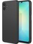 Samsung Galaxy A07 Uyumlu Silikon Kılıf - Kamera Korumalı Esnek Pastel Renk Kapak - Siyah 1