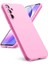 Samsung Galaxy A17 Uyumlu Silikon Kılıf - Kamera Korumalı Esnek Pastel Renk Kapak - Pembe 1