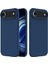 Apple iPhone 17 Air Uyumlu Silikon Kılıf - Pastel Renk Tonu Esnek Tam Koruma Kapak - Lacivert 1
