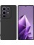 Infinix Note 50 Pro Uyumlu Silikon Kılıf - Kamera Korumalı Esnek Pastel Renk Kapak - Siyah 1