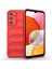 Samsung Galaxy A25 Uyumlu Silikon Kılıf - Kamera Korumalı Esnek Yeni Nesil Airbag Kapak - Kırmızı 1