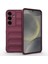 Samsung Galaxy S25 5g Uyumlu Silikon Kılıf - Kamera Korumalı Esnek Yeni Nesil Airbag Kapak - Bordo 1