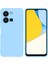 Vivo Y22S Uyumlu Silikon Kılıf - Kamera Korumalı Esnek Pastel Renk Kapak - Mavi 1