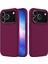 Apple iPhone 17 Pro Uyumlu Silikon Kılıf - Pastel Renk Tonu Esnek Tam Koruma Kapak - Bordo 1