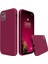 Apple iPhone 12 Uyumlu Silikon Kılıf - Kamera Korumalı Esnek Pastel Renk Kapak - Bordo 1