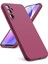 Samsung Galaxy A17 Uyumlu Silikon Kılıf - Kamera Korumalı Esnek Pastel Renk Kapak - Bordo 1