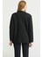 Düğmeli Cep Detaylı Yünlü Triko Ceket - Siyah 5