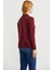 Bebe Yaka Yünlü Triko Kazak - Bordo 5