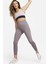 Trainng Go Dri Fit Infinalock High Rise 7/8 Leggings 6 Cepli Toparlayıcı Yüksek Belli Reflektörlü Antrenman Taytı Koyu Mor 6