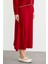 Kloş Etek Hırka Triko Takım - Kırmızı 4