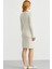 Kruvaze Düğme Detaylı Triko Elbise - Taş 5