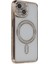 iPhone 13 Kılıf Joke Simli Magneticsafe Kılıf - Gold 1