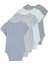 5'li Saf Pamuklu Bodysuit (0-3 Yaş) 3