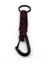 Siyah Kanca Outdoor Hook Kampçı Siyah Kırmızı Paracord Örgü KC297 3