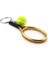 Gold Tone Sarı Tenis Raketi ve Topu Pvc Anahtarlık KC348 2