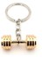 Sarı Renk Halter Spor Ağırlık Fitness Bodybuilding Metal Anahtarlık KC334 4
