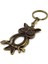 Baykuş Gece Hayvanı Orman Bronz Eskitme Metal Anahtarlık KC251 2