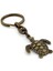 Deniz Kaplumbağası Okyanus Resif Antik Sarı Bronz Metal Anahtarlık KC255 1
