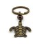 Deniz Kaplumbağası Okyanus Resif Antik Sarı Bronz Metal Anahtarlık KC255 4