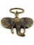 Afrika Fili Safari Büyük Boy Antik Sarı Bronz Eskitme Metal Anahtarlık KC256 4