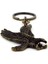 Kartal Yırtıcı Kuş Avcı Eskitme Bronz Antik Sarı Metal Anahtarlık KC259 4