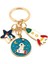Astronot Roket Yıldız Uzay Mekiği Çanta Süsü Charm Metal Anahtarlık KY032 2
