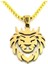 Aslan Lion Kral Paslanmaz Sarı Çelik Erkek Kolye Zincir Q0962 3