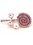 Pembe Beyaz Lolipop Candy Şeker Metal Yaka Süsü Broş RZ441 2
