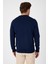 Lacivert Saf %100 Pamuk Erkek Bisiklet Yaka Triko Kazak 5