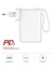 1017 10000 Mah Type-C Taşınabilir 22,5 W Hızlı Şarj Dijital Göstergeli Powerbank 1